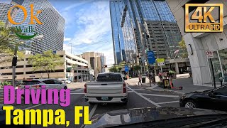 4K Downtown and Bayshore Blvd Tampa Florida  Driving  March 2024 [upl. by Sullecram]