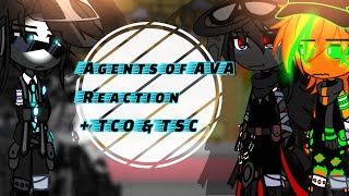 Agents Of AvA Reaction   TCO amp TSC  Gacha  The Life Of Cally [upl. by Rayna]