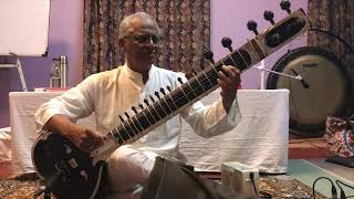 Music Sharing Sessions with CoTravelers❤️ Raga Malkauns in Meditation with Sitar at Kaivalyadham [upl. by Wernsman]