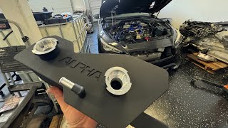 AMS expansion coolant tank install infinti q50Q60 Vr30 [upl. by Edyth]