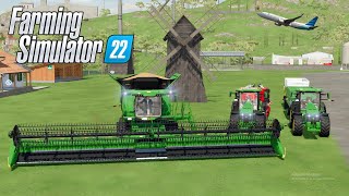 STRAW BALES MAKING amp HARVESTING IN FS22  FARMING SIMULATOR 22 [upl. by Godderd59]