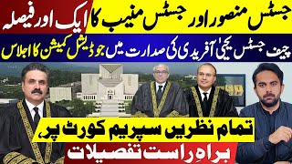 Meeting of the Judicial Commission started under Chairmanship of Chief Justice Yahya Afridi [upl. by Rosmunda]