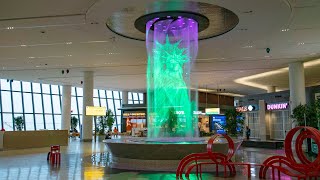 Terminal B Water Feature Show quotIconic NYquot [upl. by Milde]