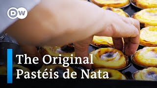 The Only Truly Original Pastéis de Nata  Pastéis de Belém From Lisbon Portugal [upl. by Guinna]