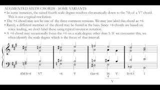 Music Theory Augmented Sixth Chords [upl. by Uot]