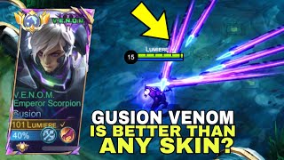 GUSION VENOM SKIN IS BACK🔥 Please subscribe 🙏🥺 [upl. by Oilla5]