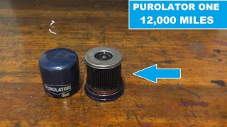 Purolator Oil Filter After 12000 Miles [upl. by Uwkuhceki]