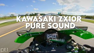 4K 2022 Kawasaki Ninja ZX10R Pure Sound  299KMH [upl. by Isayg990]