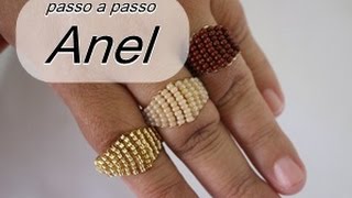 NM Bijoux  Anel de miçanguinha [upl. by Py]