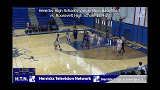 Herricks High Schools Boys Varsity Basketball verses Roosevelt High School 12923 [upl. by Proffitt]