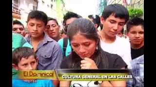 Cultura general en las calles limeños ponen a prueba sus conocimientos escolares [upl. by Cimbura]