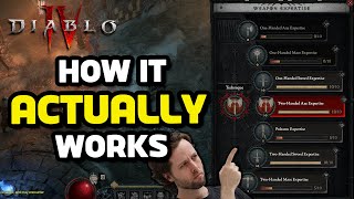 Diablo 4│How The Barbarian Passive Works│Weapon Technique amp Expertise Explained [upl. by Adnorrehs898]