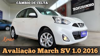 Nissan March SV 10 2016 é bom Pontos positivos opinião e problemas crônicos [upl. by Lawler]