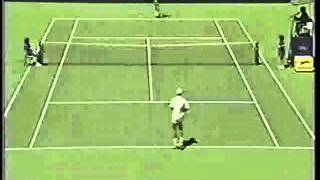 Pete Sampras great shots selection against Magnus Gustafsson Australian Open 1994 QF [upl. by Sidoney]