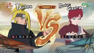 Deidara vs gaara en superdificil naruto [upl. by Junette]