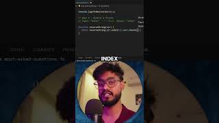 Reverse a String  Javascript DSA Interview Question javascript DSA javascriptinterview [upl. by Tijnar]