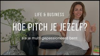 Hoe pitch je jezelf  Afl 4 Life amp Business [upl. by Lakym]