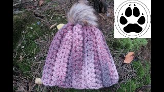 Czapka na szydełku krok po kroku CROCHET HAT DIY [upl. by Attelrac]