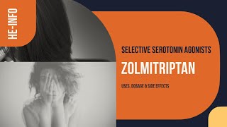 zolmitriptan  Uses Dosage Side Effects amp Mechanism  Zomig [upl. by Norreg]