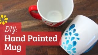 DIY Hand Painted Mug  Sea Lemon [upl. by Swords106]