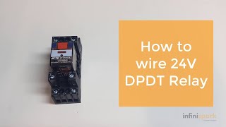 How to wire a 24V relay [upl. by Amaleta]