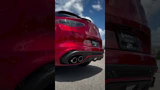 The Alfa Stelvio QV looks and sounds incredible‼️ alfaromeo stelvio quadrifoglio exhaustsound [upl. by Cuthbertson]