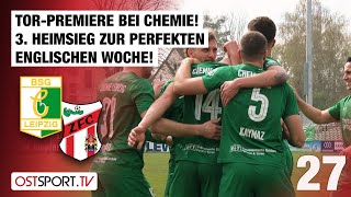 TorPremiere bei Chemie 3 Heimsieg zur perfekten Woche Chemie  Meuselwitz  Regionalliga Nordost [upl. by Jeritah]