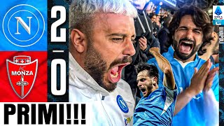 🤫 PRIMI NAPOLI 20 MONZA  LIVE REACTION NAPOLETANI AL MARADONA HD [upl. by Nerak]