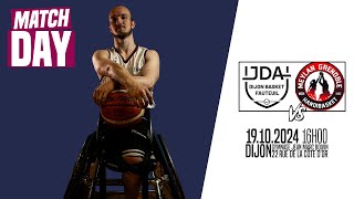 Handibasket France Nationale 1 JDA Dijon Basket Fauteuil vs Meylan Grenoble Handibasket [upl. by Sergent361]