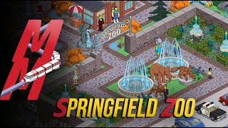 The Simpsons Tapped Out Town Tour Springfield Zoo [upl. by Janik]