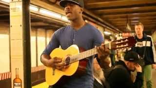 AMAZING Subway Busker in NYC Incredible voice Artist DAMIYR [upl. by Keir]