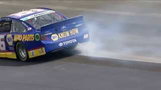 NASCAR Martin Truex Jr Out From Engine Failure Dover 2013 [upl. by Latonia]