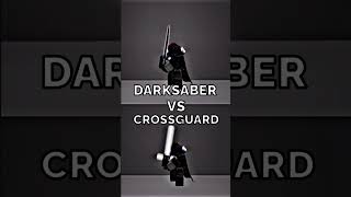 Saber showdown Darksaber vs Crossguard sabershowdown roblox vs BloxDonut [upl. by Aynuat7]