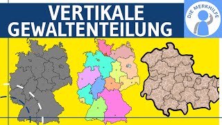 Vertikale Gewaltenteilung  Bund Länder amp Kommunen einfach erklärt  Zuständigkeiten  Politik [upl. by Mixam323]