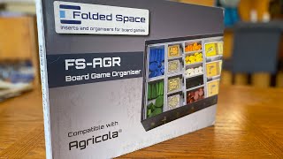 Folded Space Board Game Organizer for Agricola [upl. by Garrek]