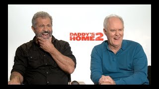 DADDYS HOME 2 Interviews Wahlberg Ferrell Gibson Lithgow and Cena [upl. by Earvin]