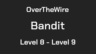 OverTheWire Bandit Level 8  Level 9 [upl. by Vaios]