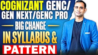 🔥Cognizant New Pattern amp Syllabus  Genc Genc next Genc Pro🔥 [upl. by Sahcnip62]