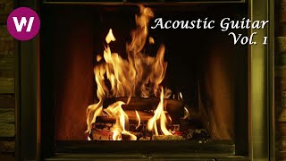 Relaxing Fireplace with Acoustic Guitar  wocomoAMBIENT [upl. by Ralf33]