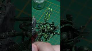 Painting Necron glowing blades is quite satisfying  necrons warhammerminiatures 40k [upl. by Haldas]