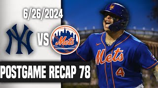 Mets Fan Reaction Game 78  NYY2 NYM12 THE METS DESTROY THE YANKEES AS THEY SWEEP THEM [upl. by Akinehs]