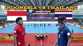 INDONESIA VS THAILAND championship ASEAN futsal 2024 [upl. by Imeka813]