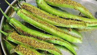 सांडगी मिर्ची  Sandgi Mirchi Recipe  Stuffed Dried Chili  madhurasrecipe [upl. by Aurel867]