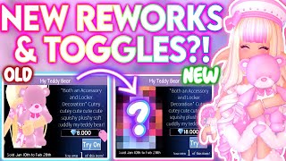 NEW REWORKS UPDATE COMING SOON ROBLOX Royale High Valentines Day Accessories Toggles Theory [upl. by Fira738]