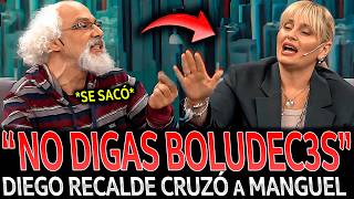 ¡LIBERTARIO DIEGO RECALDE cruzó a MANGUEL y la DEJÓ en SHOCK en VIVO [upl. by Edmunda]