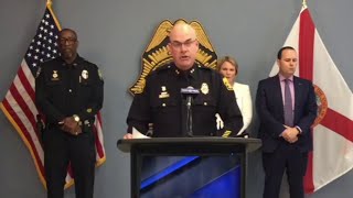 Tampa police Jacksonville sheriff announce 3 arrests in murder of rapper Julio Foolio [upl. by Alleras]