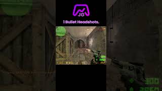 cs 16 1 bullet headshots gaming counterstrike shorts [upl. by Egin573]