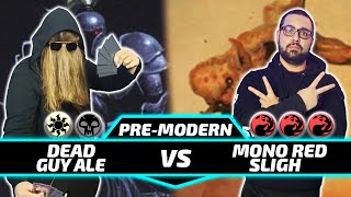 Dead Guy Ale vs Sligh Paper PreModern MtG Gameplay 2024 [upl. by Cosme]