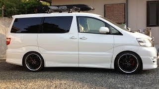 アルファード ALPHARD MNH10W マフラー ガナドール TITAN Rouge Exhaust 2 [upl. by Shayne]