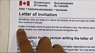 Canada Invitation letter Available for 2024 canada visa [upl. by Pomona]